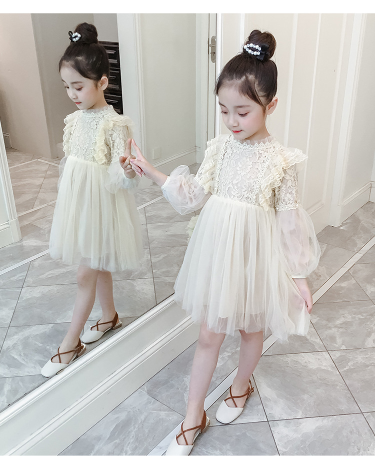Girl White Princess Dress