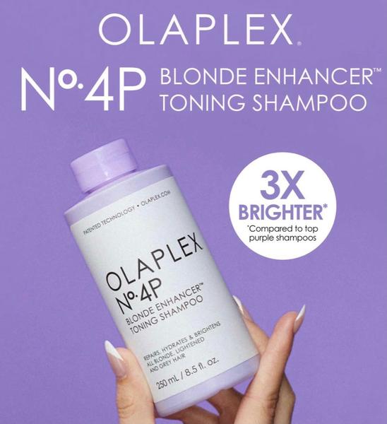 Olaplex Nº.4P Blonde Enhancer Toning shampoo (remove yellow tones)