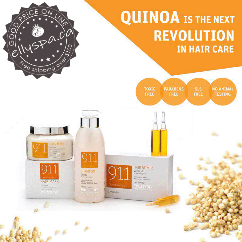 911 QUINOA DUO SHAMPOO, CONDITIONER 500ML