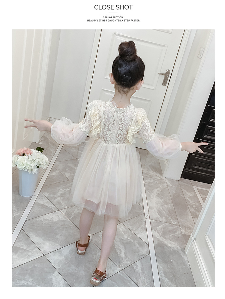 Girl White Princess Dress