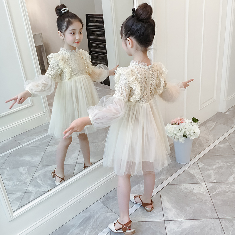 Girl White Princess Dress